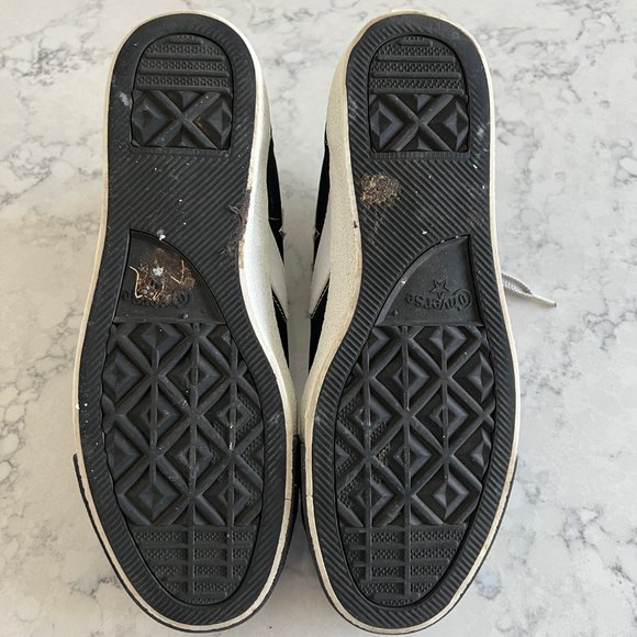 CONVERSE Attache Hi Mens Shoes Black White - Size 11 CLEAN - Picture 7 of 7